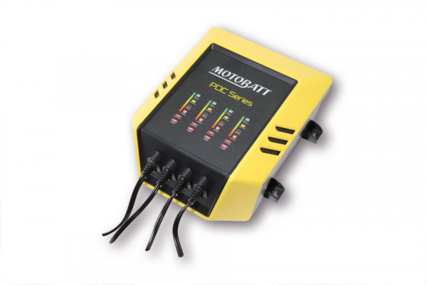 MOTOBATT Chargeur de batterie série PDC pour 4 batteries (PDC4X4A)