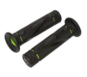 Paire de poignées PROGRIP 838 VERT/NOIR