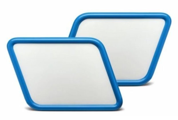 Paire de plaques numéro scrambler C-RACER – USNP1