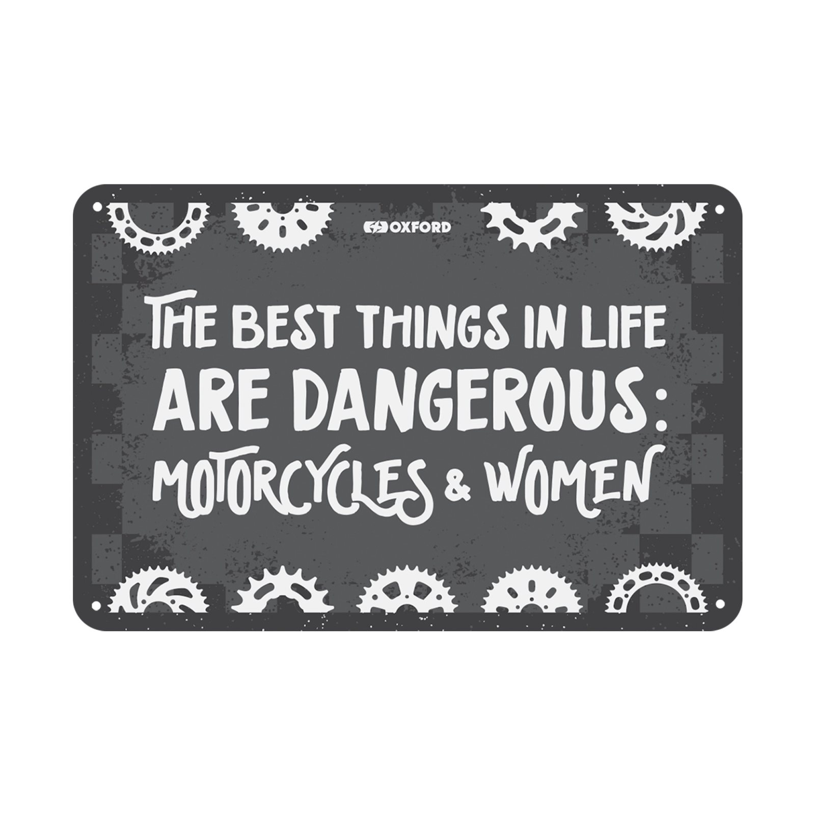 Plaque Métallique Garage: THE BEST THING IN LIFE OXFORD