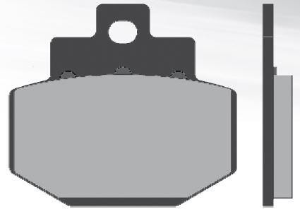 Plaquette de frein BRENTA Frittées "Sintérisées" – FT4024