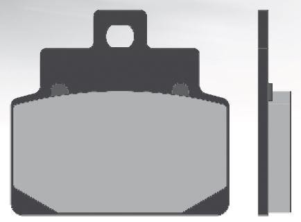 Plaquette de frein BRENTA Frittées "Sintérisées" – FT4028