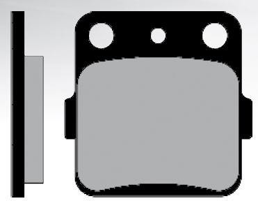 Plaquette de frein BRENTA Frittées "Sintérisées" – FT4106