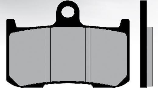 Plaquette de frein BRENTA Frittées "Sintérisées" – FT4120