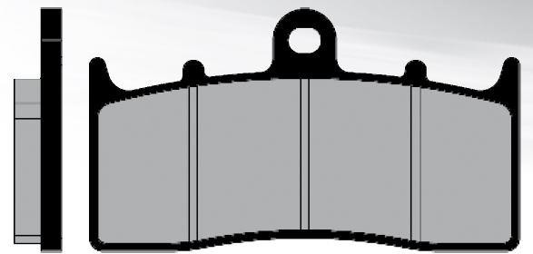 Plaquette de frein BRENTA Frittées "Sintérisées" – FT4124