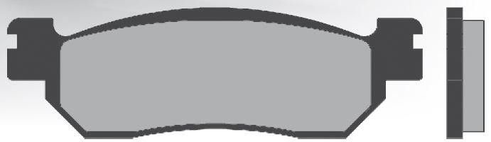 Plaquette de frein BRENTA Frittées "Sintérisées" – FT4022