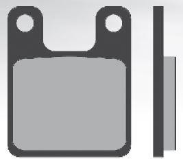 Plaquette de frein BRENTA Organiques – FT3033