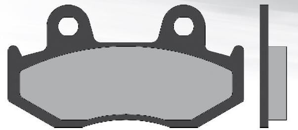Plaquette de frein BRENTA Organiques – FT3034