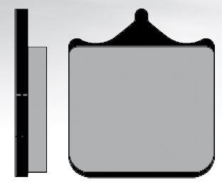 Plaquette de frein BRENTA Organiques – FT3107