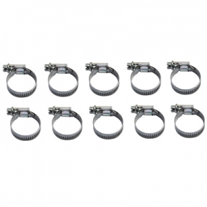 Sachet de 10 colliers SERFLEX de serrage metal à cremaillere 16x25
