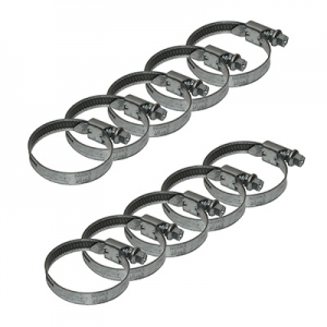 Sachet de 10 colliers SERFLEX de serrage metal à cremaillere 32x50