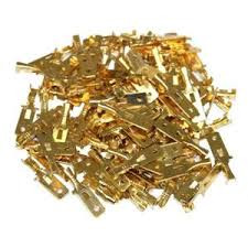 Sachet de 50 cosses males laiton 6,3x1