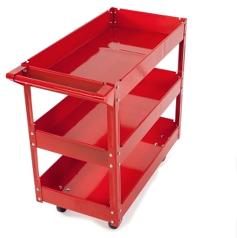 Servante d'Atelier Roulante en Acier Rouge Universelle