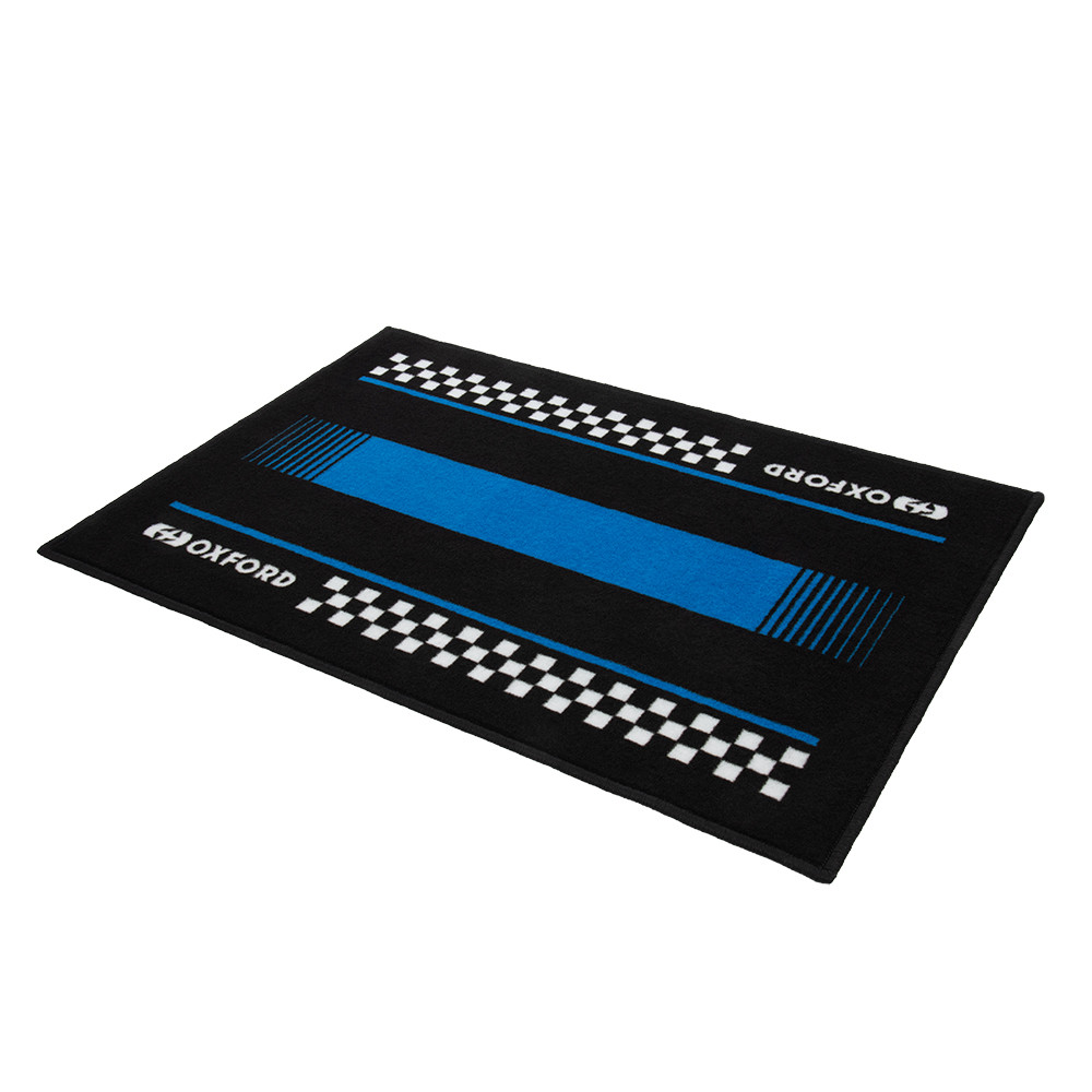 Tapis d'Atelier Pitlane Suzi Blue 90 x 60cm OXFORD