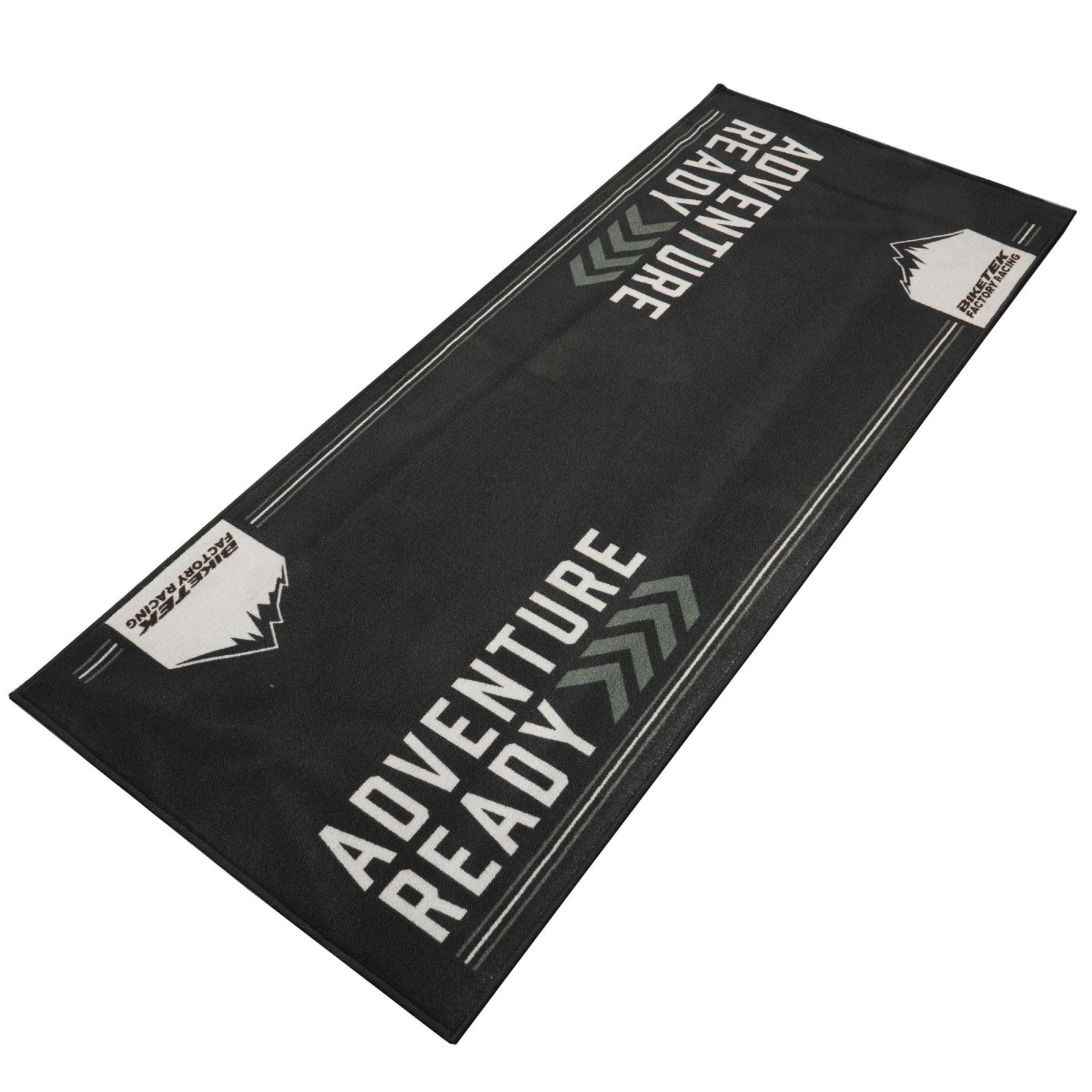 TAPIS ENVIRONNEMENTAL MOTO ADVENTURE READY GRIS- 190x80cm BIKETEK