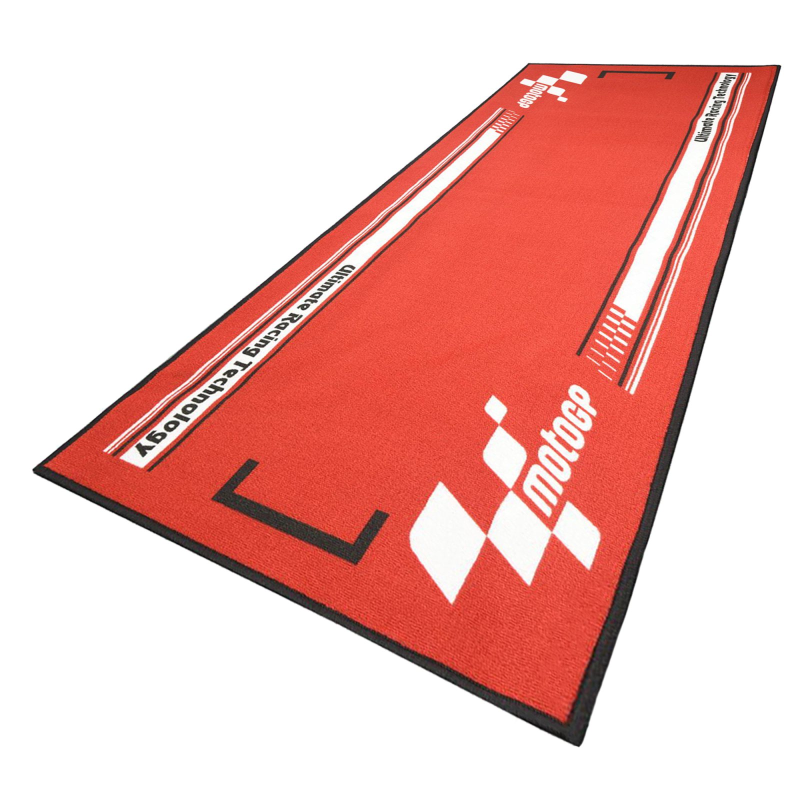 TAPIS ENVIRONNEMENTAL MOTO SERIES 4 MOTO GP RED/BLANC 190x80cm (1.52 M2) MOTOGP