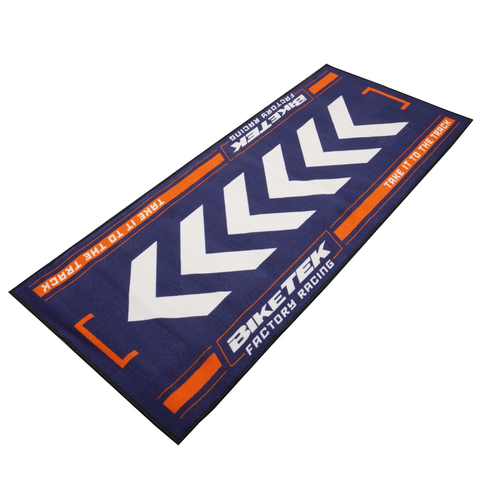 TAPIS ENVIRONNEMENTAL MOTO SERIES 7 ORANGE - 190x80cm BIKETEK