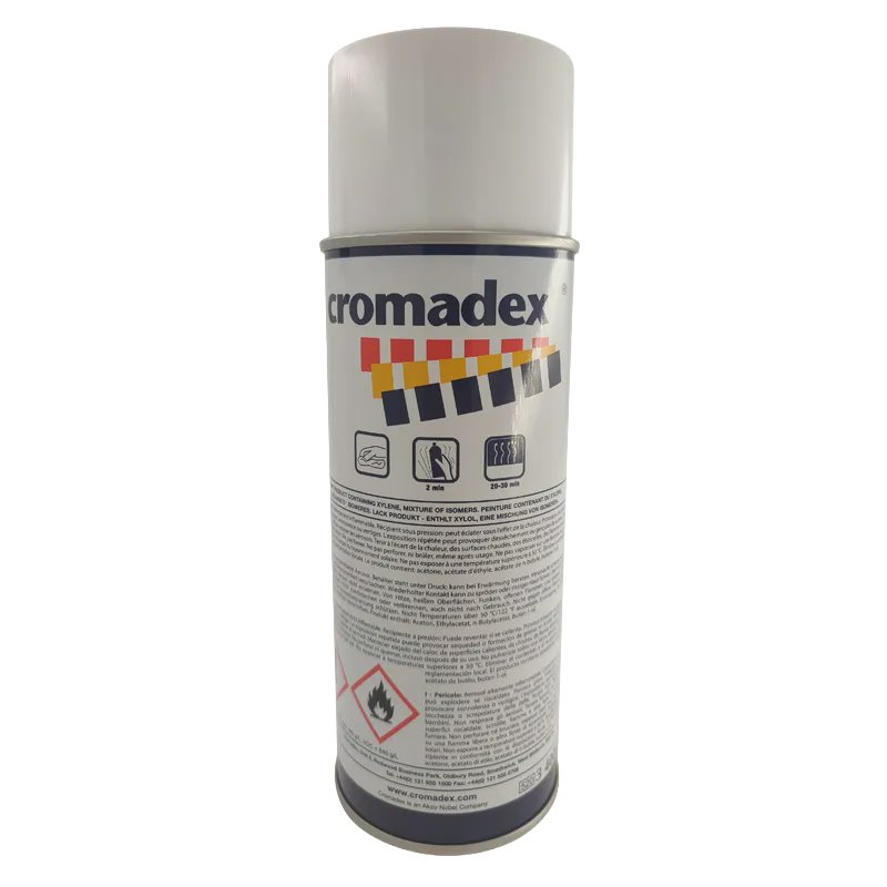 BOMBE DE PEINTURE NOIRE CADRE RACING