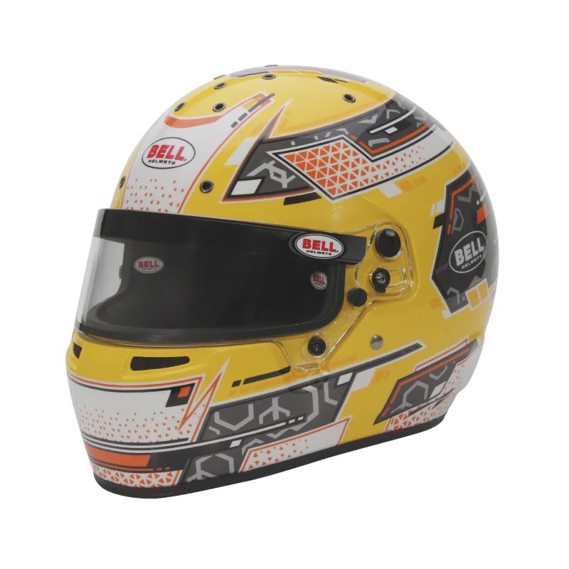 CASQUE BELL RS7-K STAMINA JAUNE