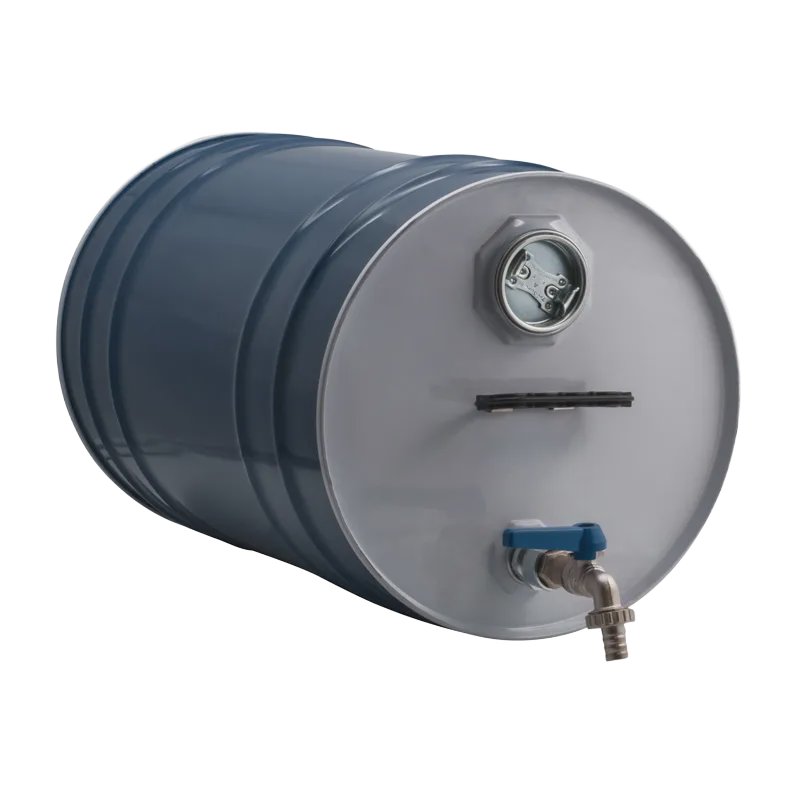 JERRICAN ESSENCE METALLIQUE ROND 30L AVEC ROBINET