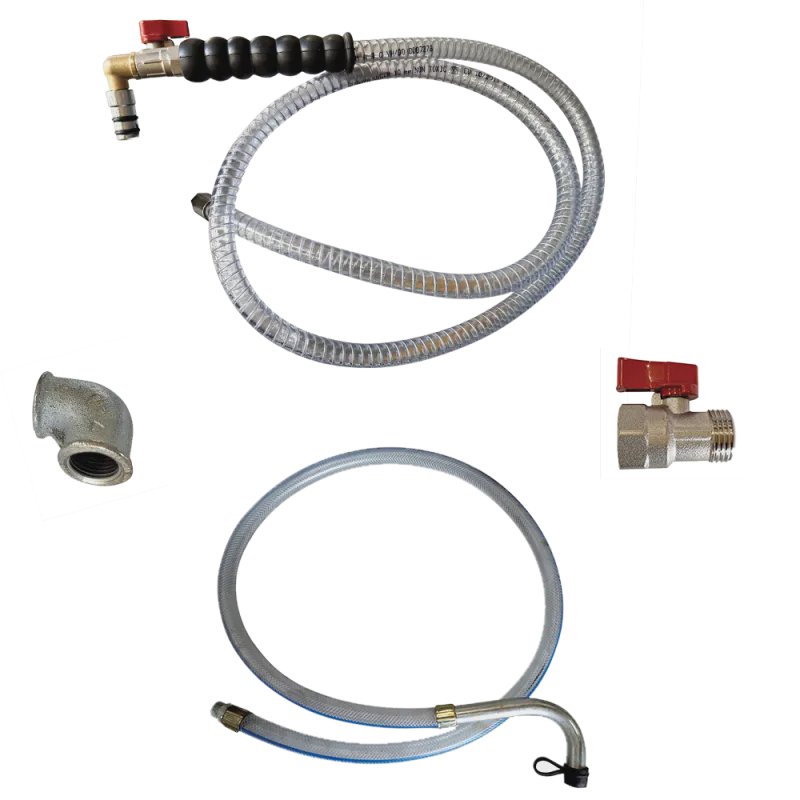KIT FLEXIBLE COMPLET POUR ASPIRATEUR HUILE VIDANGE