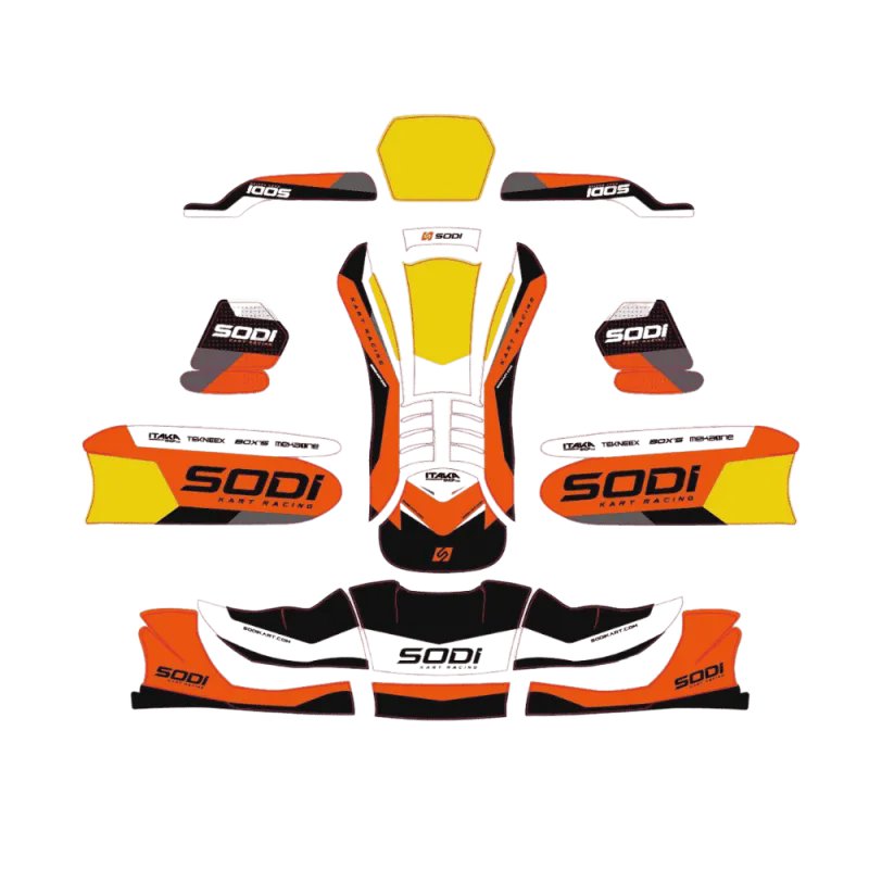 KIT STICKERS COMPLET SODI RACING 509 - ANNÉE 2025/2026