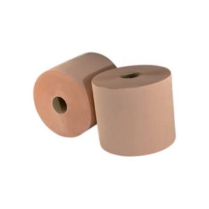 BRAZOLINE 2 BOBINES PAPIER ESSUIE MAINS OUATE ROSE ROULEAU 300M (LOT DE 2) MADE IN FRANCE