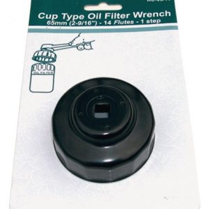 BRAZOLINE Cloche clé à filtre à huile Ø 65 mm