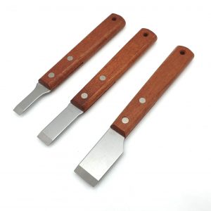 BRAZOLINE Jeu de 3 GRATTOIRS UNIVERSELS 10 / 16 / 22mm INOX