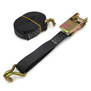 BRAZOLINE Jeu de Sangle NOIRE LONGUE (4mX22mm)