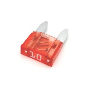 BRAZOLINE Mini Fusible 10 Ampères MOTO (sachet de 10 fusibles)