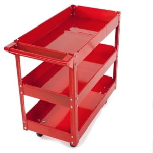 BRAZOLINE Servante d'Atelier Roulante en Acier Rouge Universelle