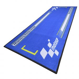 MOTOGP TAPIS ENVIRONNEMENTAL MOTO SERIES 4 MOTO GP BLEU/BLANC 190x80cm (1.52 M2) MOTOGP
